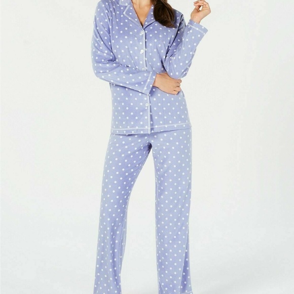 Charter Club Other - NWOT! Charter Club Polka Dot Fleece Pajama Set